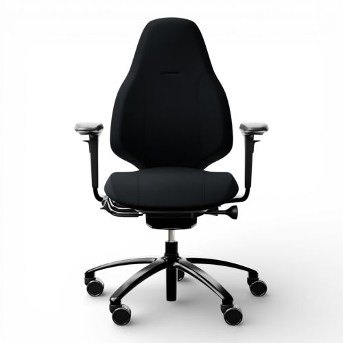 RH Mereo 220 bureaustoel, actiemodel, zwart