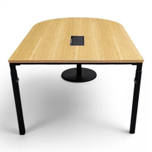 Steelcase Kalidro vergadertafel, 170x110 cm, eiken zwart