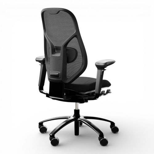 RH Mereo Mesh bureaustoel, actiemodel, zwart