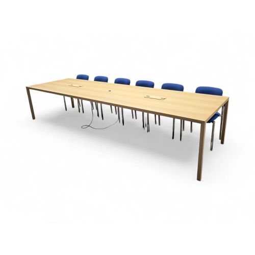 Arco Slim tafel 360x105 cm, fineer naturel