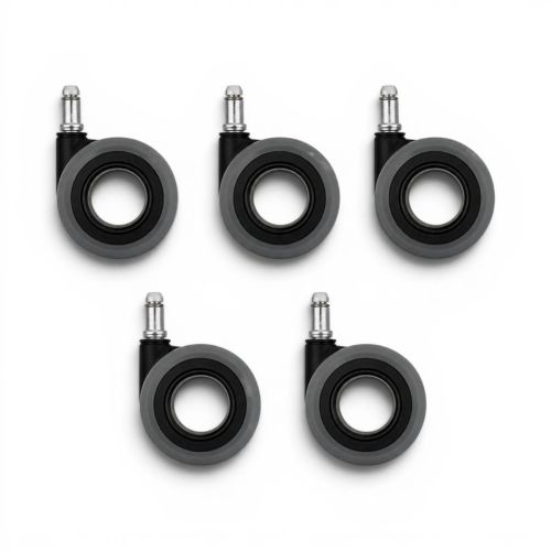 Set (5st) zachte design wielen, 65mm