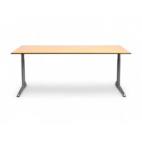 Ahrend 500 bureau, 180x90cm, beuken-aluminium