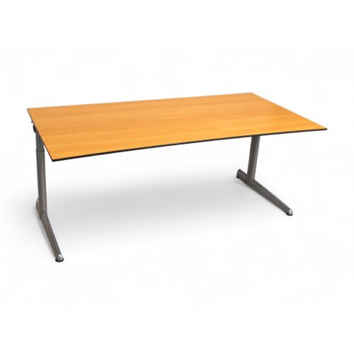 Ahrend 500 bureau, 180x90cm, beuken-aluminium