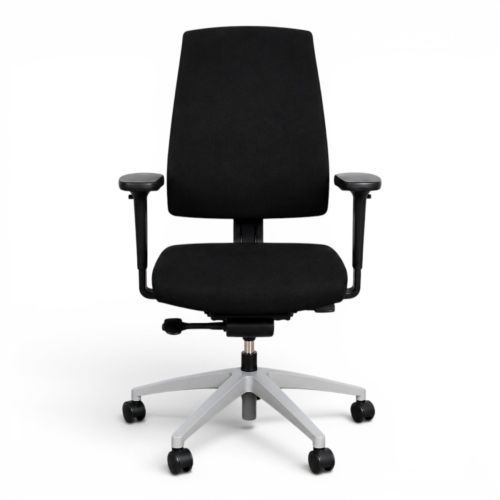 Interstuhl Goal Smart bureaustoel, zwart-aluminium