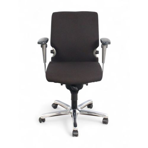 Haworth Comforto 77 bureaustoel, zwart-chrome