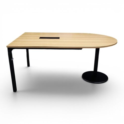 Steelcase Kalidro vergadertafel, 170x110 cm, eiken zwart