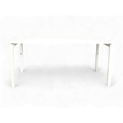 Pro-Office N-poot bureau, 160x80 cm, wit
