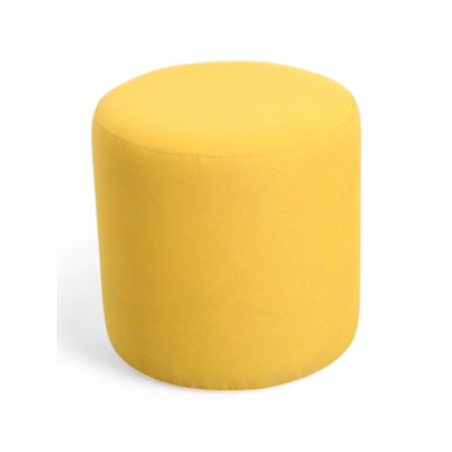 Pro-office poef, geel gestoffeerd