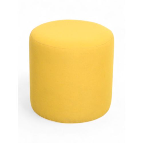 Pro-office poef, geel gestoffeerd