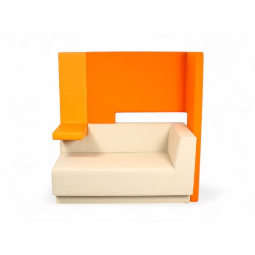 Akoestische bank, oranje