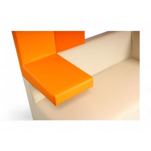 Akoestische bank, oranje