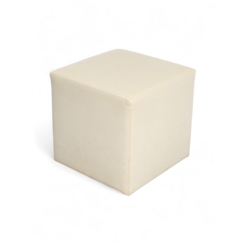 Pro-office poef, grijs kunstleder