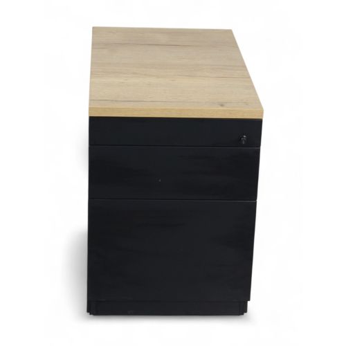 Pro office ladenblok 2+1 laden, zwart