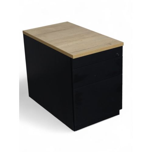 Pro office ladenblok 2+1 laden, zwart