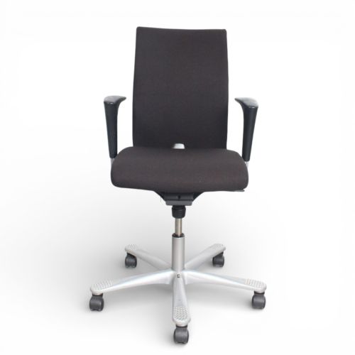 HAG H04 4400 bureaustoel, zwart-alu