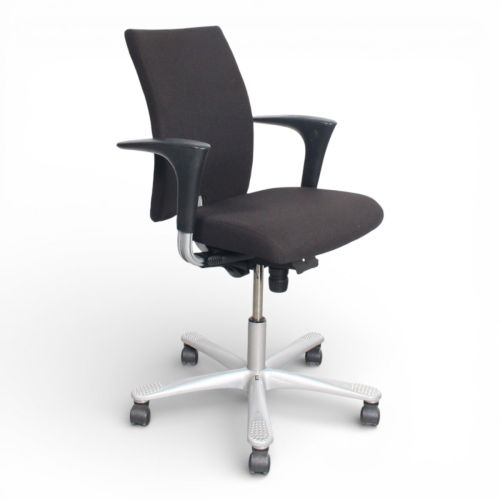 HAG H04 4400 bureaustoel, zwart-alu