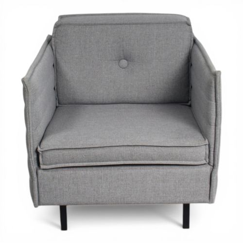 Zuiver Jaey fauteuil, grijs gestoffeerd
