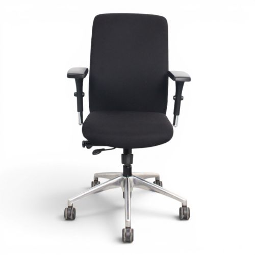 Euroseats Milano bureaustoel, EN1335, zwart-chrome