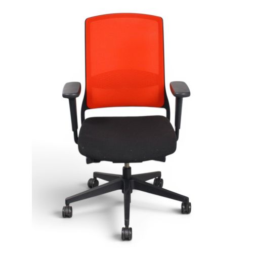 Gispen Zinn Smart bureaustoel, zwart/rood