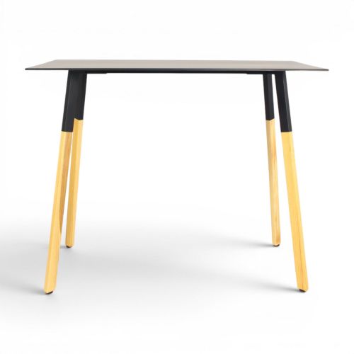 Bejot Orte bartafel, 135x67,5cm, 109 hoog, zwart-eiken