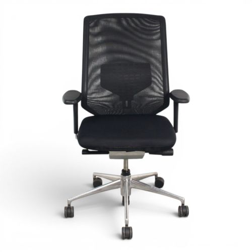 Vitra MedaPro bureaustoel, zwart-chrome