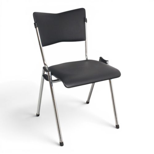 Vepa Kiri stoel, zwart-leder