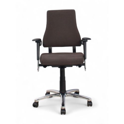 BMA Axia Office bureaustoel, bruin-chrome