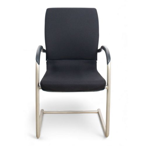 Ahrend 230 vergaderstoel, slede, zwart-grijs