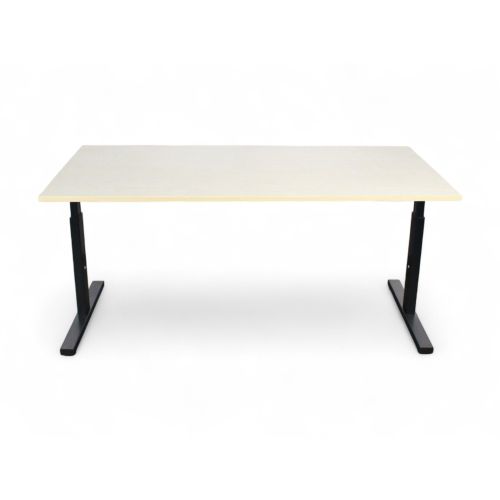 Recht T-poot bureau, 160x80cm, nieuw onderstel