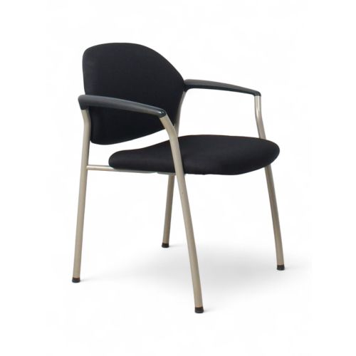 Ahrend 320 vergaderstoel, zwart-goud/alu