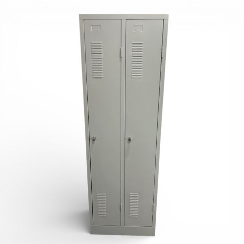 Garderobe kledingkast, vrijstaand, 180x59x50 cm, lichtgrijs