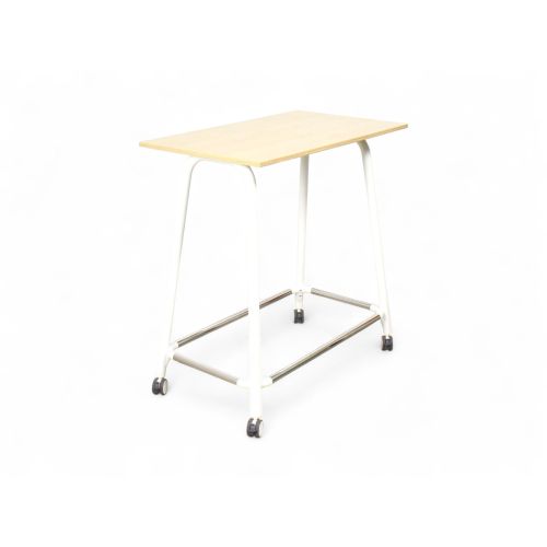 Sedus verrijdbare lab high desk, 100x60cm, lindberg eiken/wit