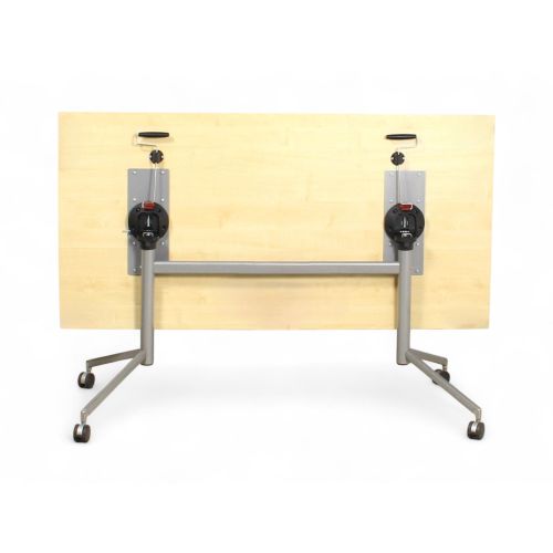 Verrijdbare en opklapbare tafel, 160x80cm, nieuw blad