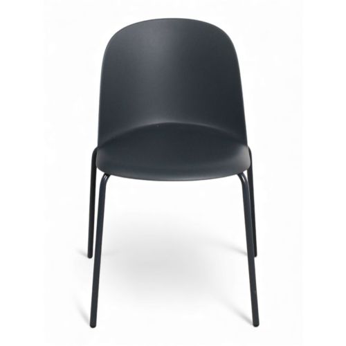 Miniforms Mariolina stoel, 4-poot, antraciet