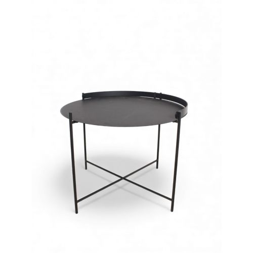 HOUE EDGE Tray Tafel, Ø62 cm, zwart