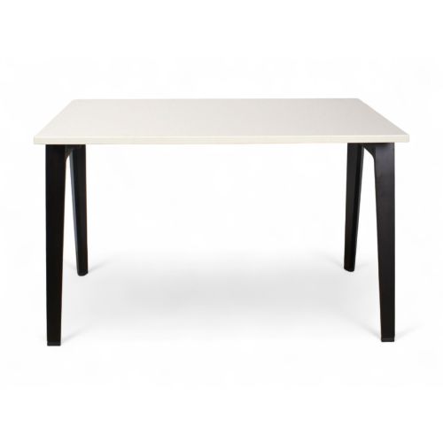 Steelcase B-Free tafel, 120x80cm, grijs-zwart