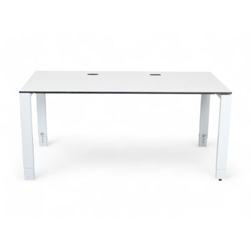 Samas bureau 160x80cm, wit-grijs