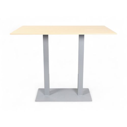 Vepa T60VH bartafel, 140x80x110 cm, alu-licht eiken