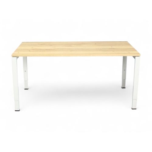 Samas bureau, 160x80 cm, lichtgrijs-nieuw blad naar keuze