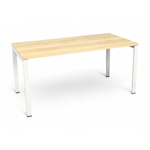 Samas bureau, 160x80 cm, lichtgrijs-nieuw blad naar keuze