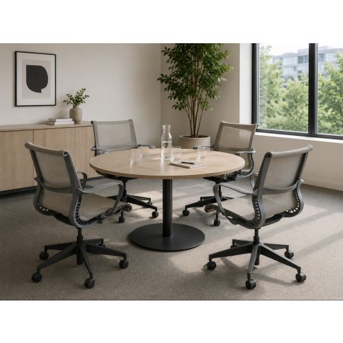 Herman Miller Setu vergaderstoel, taupe-graphite