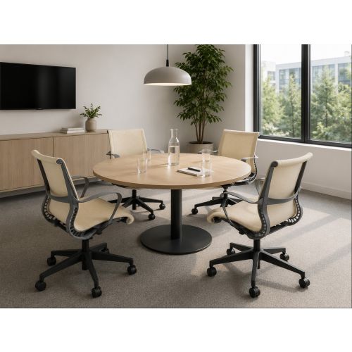 Herman Miller Setu vergaderstoel, beige-graphite