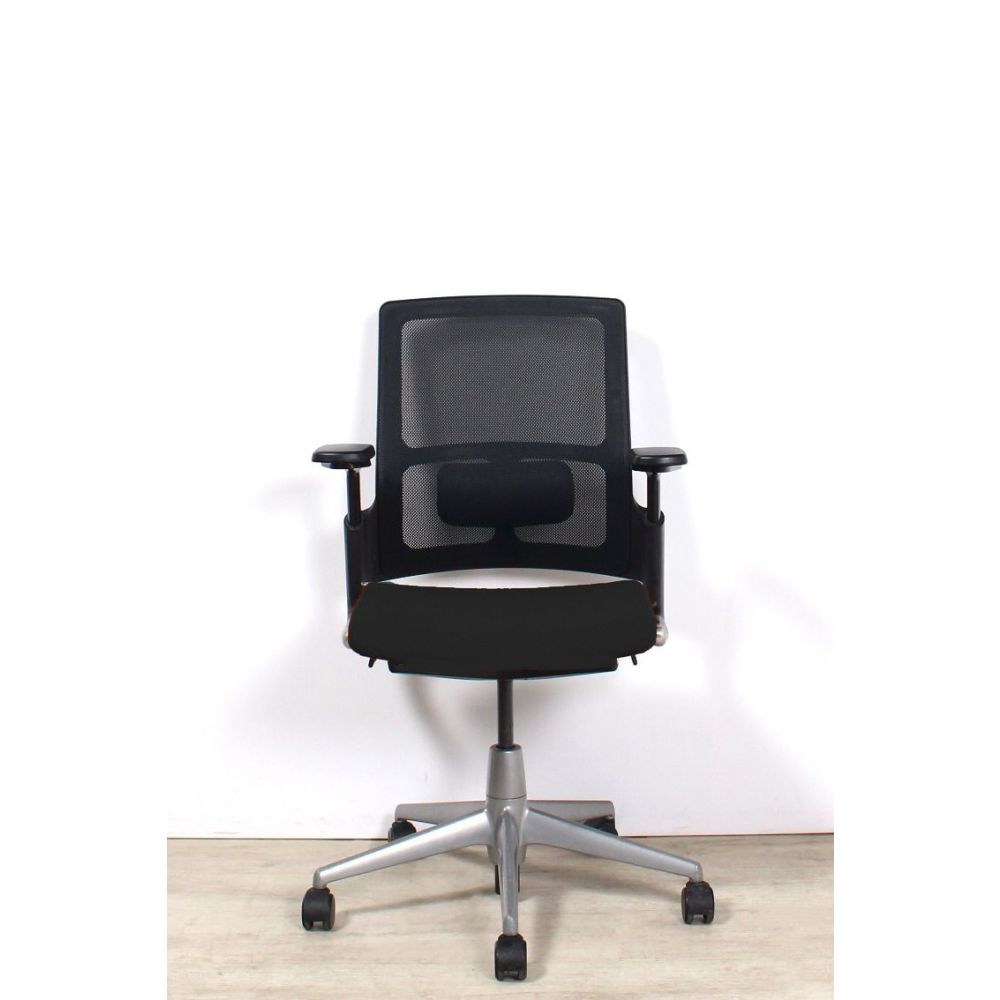 Ahrend 2020 Verta bureaustoel, zwart-aluminium