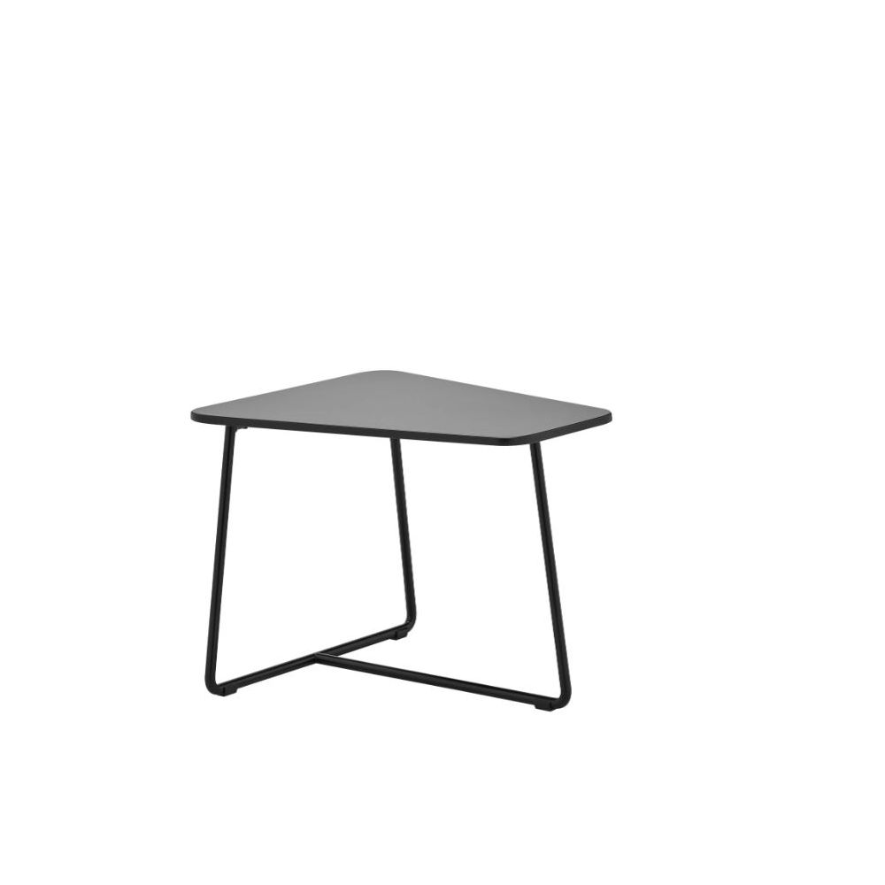 Organix ontvangsttafel zwart, optioneel met geïntegreerde lamp, 50 x 55 cm 