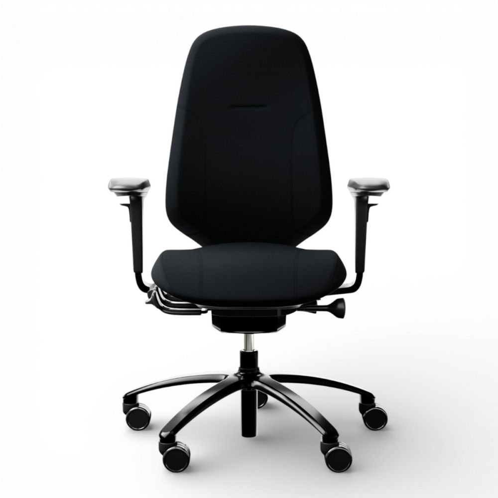 RH Mereo 300 bureaustoel, actiemodel, zwart