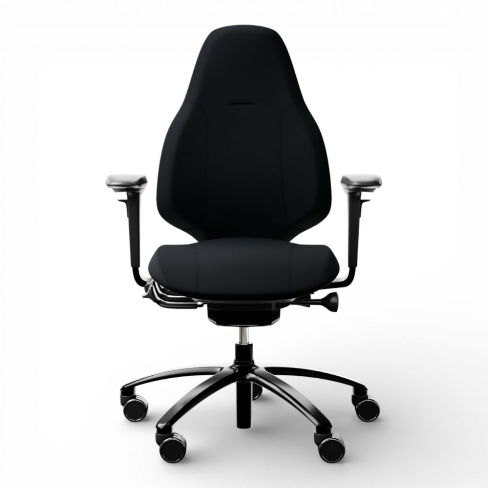 RH Mereo 220 bureaustoel, actiemodel, zwart