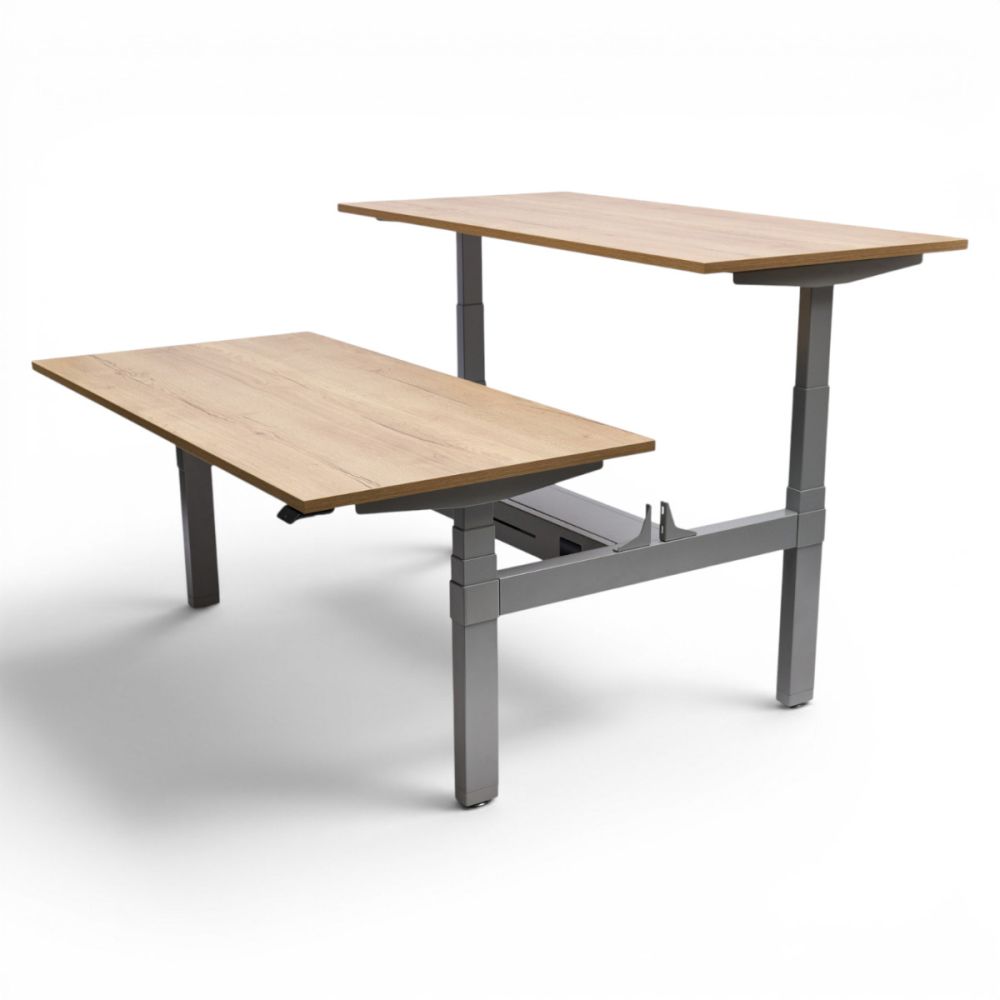 vdm. UPro elektrisch zit/sta duo bureau, 140x80cm