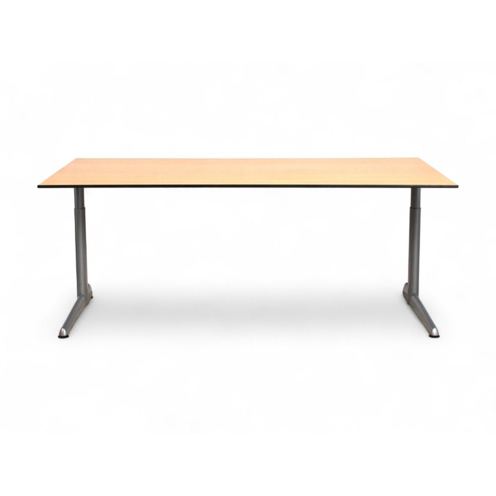 Ahrend 500 bureau, 180x90cm, beuken-aluminium