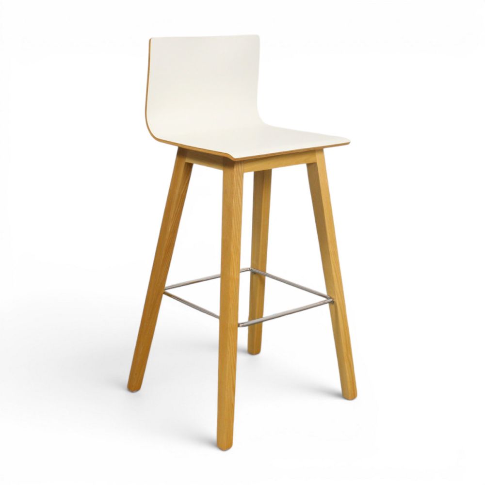 Bejot Orte Wood barkruk, eiken-wit