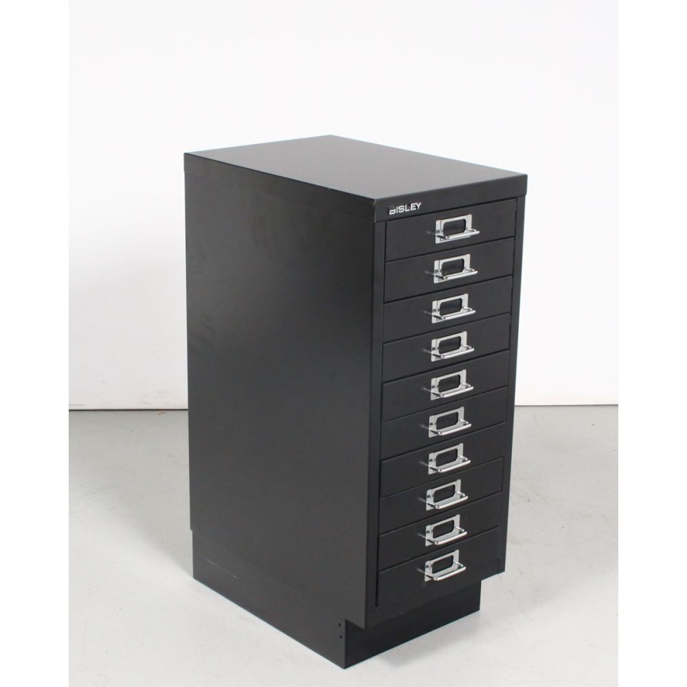Bisley ladenblok, 10 normale laden, zwart